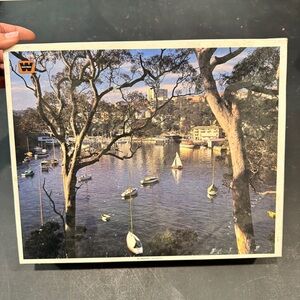 Whitman Jigsaw Puzzle Mosman Bay Australia 1000 Pieces 21.5x27.5‎ Boats 4777-24